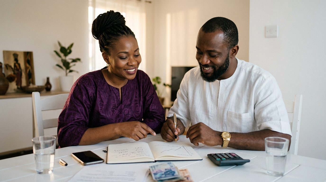 Couple planifiant ses finances avec clarté